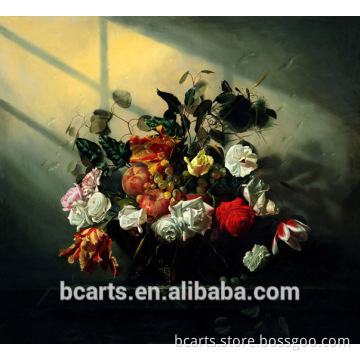 Bright colorful floral design painting for wholesale